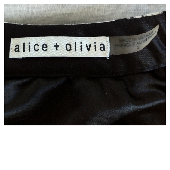 Alice + Olivia Tania Jacquard Pleated Pouf Skirt - Picture 7 of 8